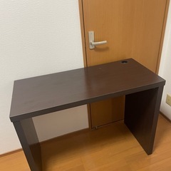 ⚠️相談中⚠️　ニトリ　机　PCデスク　ブラウン　100×45×76cmの画像