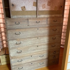 タンス　レトロの画像