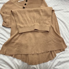【美品】UNRELISHリブニットとフレアスカートのセットアップの画像