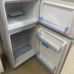 リサイクルショップどりーむ荒田店　No5031 冷蔵庫　２ドア　ハイアール　コンパクトサイズ　９８L　お手頃価格♪の画像