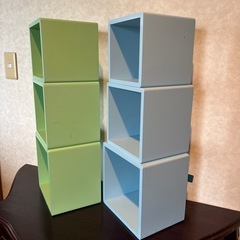 木製見せる収納2色セットの画像