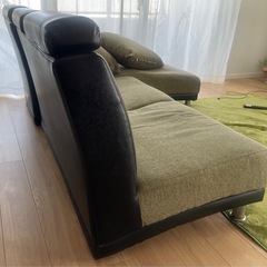 無料！　三人掛けカウチソファの画像