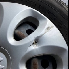 ダンロップ　ウインターマックス 145/80R13 2019年製 スズキアルトのホイールの画像