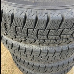 ダンロップ　ウインターマックス 145/80R13 2019年製 スズキアルトのホイールの画像