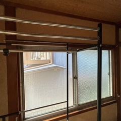 【取引完了】ハンガーラック　シェルフ　スチール製の画像