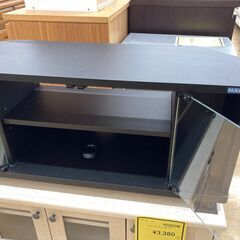 A-393　★ジモティ割引あり★【リユースのサカイ野々市店】テレビ台　黒　80(幅)×30(奥行)×38(高さ)㎝　 ※クリーニング済みの画像