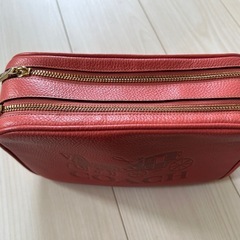 coach カメラバッグ　クロスボディ　ダブルジップ　ショルダーバッグ！の画像