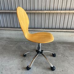 K18 おしゃれ 木製 デスクチェア 事務 回転 昇降 椅子 オフィス いす ワーク デスク チェア PC パソコンの画像