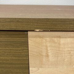 A-394★ジモティ割引あり★【リユースのサカイ野々市店】チェスト　茶系　(幅)80×(奥行き)42.5×(高さ)100cm　※クリーニング済みの画像