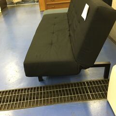 ★リユースのサカイ横浜南店★YM1555 IKEA ソファベット ブラック W158×D100×H67 クリーニング済みの画像
