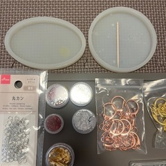 レジンアクセサリー　材料、素材　ハンドメイドの画像