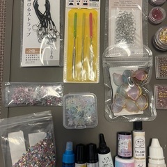 レジンアクセサリー　材料、素材　ハンドメイドの画像