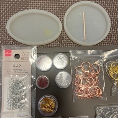レジンアクセサリー　材料、素材　ハンドメイドの画像