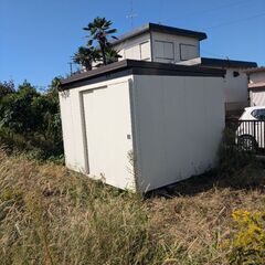 イナバの物置ナイソー　鍵付きの画像