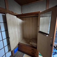 木製 和ダンス（着物収納・洋服タンス）の画像