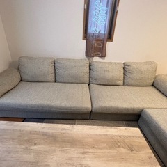 ソファー 北欧 カウチ ローソファー オットマン 6人掛け コーナーソファ の画像