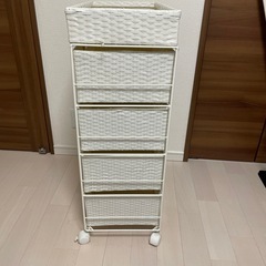 洗面所収納、タオル入れ、チェスト、ラックの画像