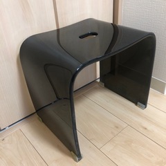 アクリルバスチェア Lサイズ モダンデコ ブラックの画像