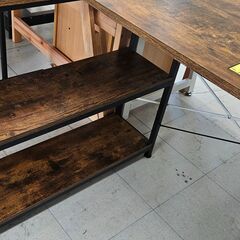 ✨️ジモティー割引✨️【ジャングルジャングル堺初芝店】 デスク　ブラウン　堺市（東区　西区　北区　南区　堺区　美原区）高石市　泉大津市　忠岡町　和泉市　松原市　大阪狭山市の画像