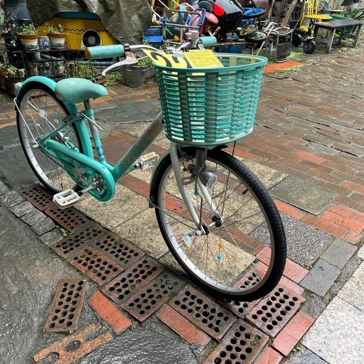 【5624】子供車　ブリヂストン　22インチ　6,100円（防犯・税込）