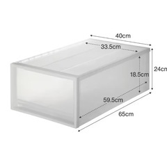 【無印良品】ポリプロピレン 衣装ケース 中×3の画像