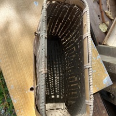 竹製 魚篭 /昔の道具の画像