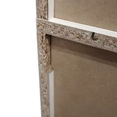 新札幌 ぼん家具 食器棚 W60xD45xH177cm ホワイト系 キッチンボード キッチン収納 No.3657の画像