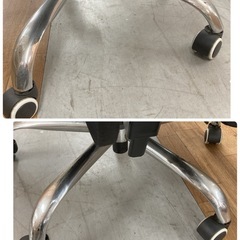 S352 ⭐ LUCKRACER ゲーミングチェア リクライニング テレワーク 一体式オットマン付き 幅53cmの画像
