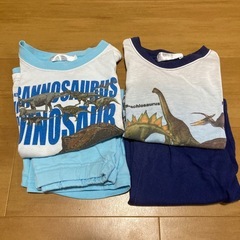 夏服　ティシャツ パジャマ男児 120cmの画像