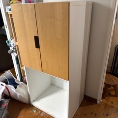子供部屋用収納　いけあIKEAの画像