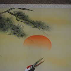 [1649] 掛け軸 鶴 亀 瑞光作 縁起物 掛軸 絵画 古美術 アンティークの画像