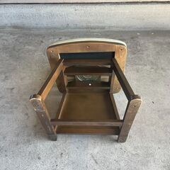 K22 ダイニング チェア 天然木 革 回転 椅子 和モダン いす こたつ リビング 食卓 インテリア 家具 木製  の画像