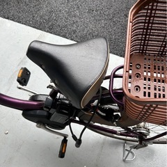 電動自転車 ヤマハ PASパス ナチュラL DX 26 紫 3段　の画像