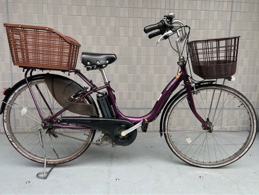 電動自転車 ヤマハ PASパス ナチュラL DX 26 紫 3段