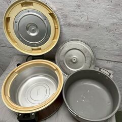 象印 保温ジャー THA-C40 動作確認済 厨房 厨房機器 店舗 店舗用品 保温釜 木目カラー 象印マホービン 電子ジャー 業務用 ⑥ Y2335YGの画像