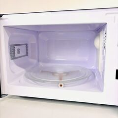 ☆江別市『かいとるどう』★【2024年製】ユアサプライム 電子レンジ PRE-703C 50Hz (北海道対応) ターンテーブル式 ホワイト 温め専用の画像