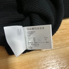 【美品・2枚セット】ORIHICA タートルネック セーター エンジ ブラックの画像