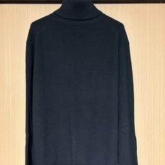 【美品・2枚セット】ORIHICA タートルネック セーター エンジ ブラックの画像