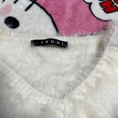 INGNI ホワイトセーターの画像