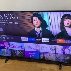 交渉中　2019年製 FUNAI  50インチ➕fire stick TVの画像