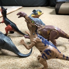美品　恐竜5体フィギュアの画像