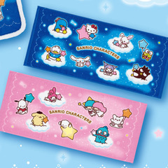 「サンリオキャラクター大賞当りくじ」 フェイスタオル ブルー＆ピンク セットの画像