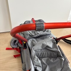 mont-bell ベビーキャリア レッド×グレーの画像