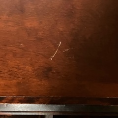 箪笥 茶色 引き出し5段の画像