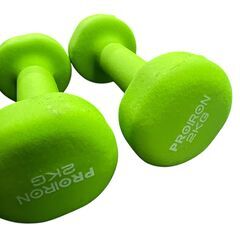 PROIRON ダンベル 2kg×2 ネオプレンコーティングの画像