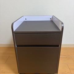 ニトリ ワゴン(ザッキー 40 DBR)の画像