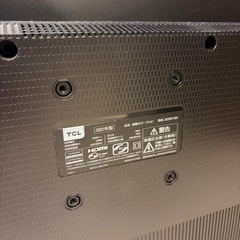 TCL 32インチ　薄型テレビの画像