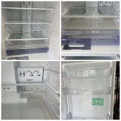 三菱 3ドア冷蔵庫.330L.自動製氷.2018年型.真っ白な冷蔵庫.10キロ内配達無料の画像