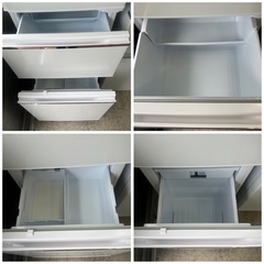 三菱 3ドア冷蔵庫.330L.自動製氷.2018年型.真っ白な冷蔵庫.10キロ内配達無料の画像