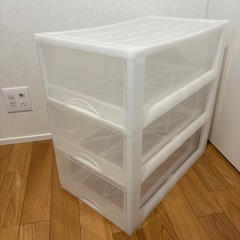 収納ケース　3段一体型の画像